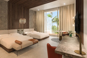 Junior Suite Double Tropical View Bed at Secrets Tulum Resort & Beach Club